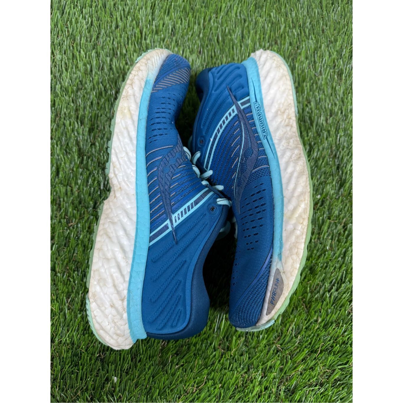 Saucony Size 8.5w Saucony Womens Triumph 17 S10546-25 Aqua Blue Runn Size US 8.5 / IT 38.5 - 5 Thumbnail
