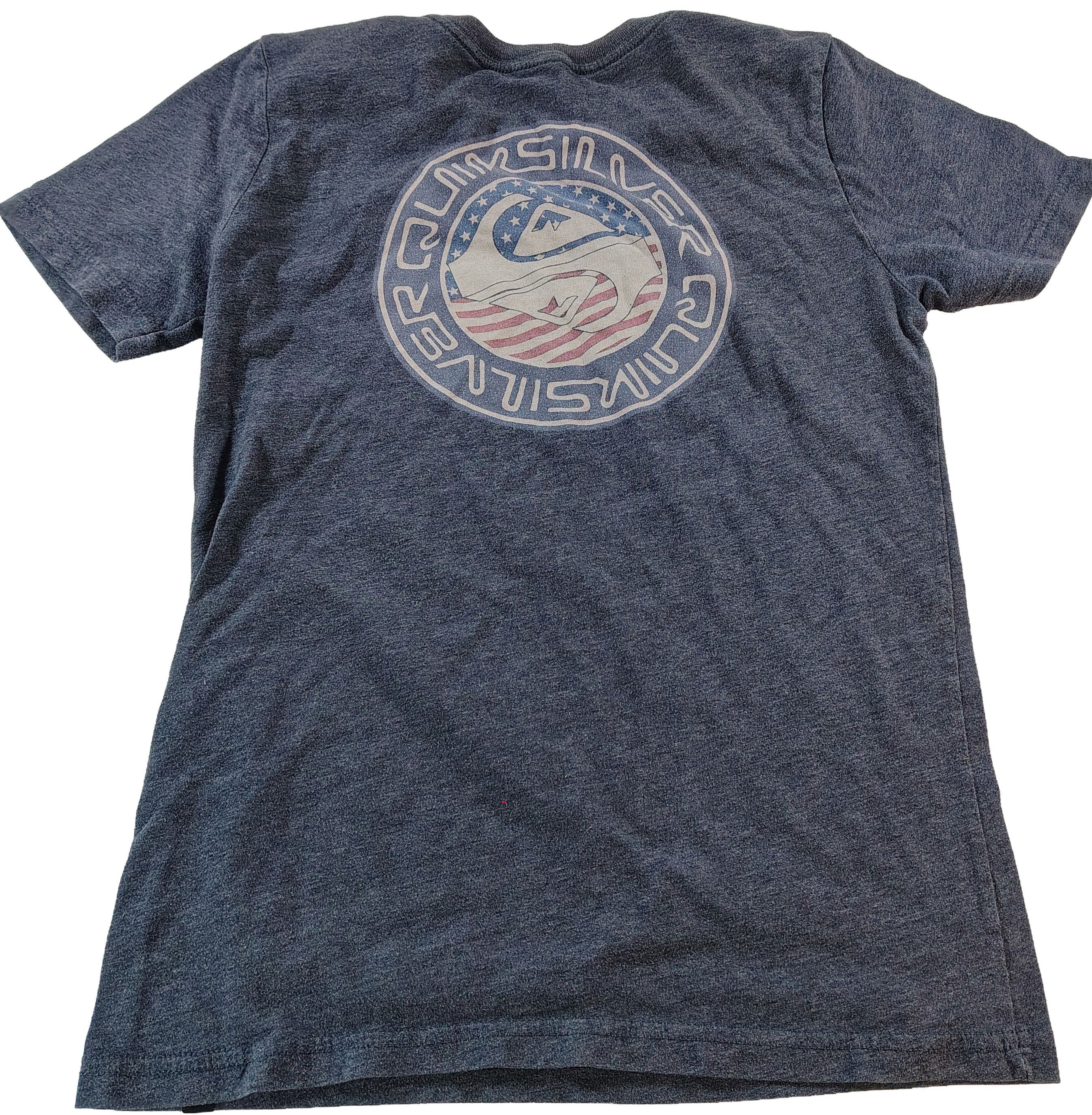 Quiksilver Men's Dark Grey Large Y2K Quiksilver Graphic T-Shirt Size US L / EU 52-54 / 3 - 1 Thumbnail