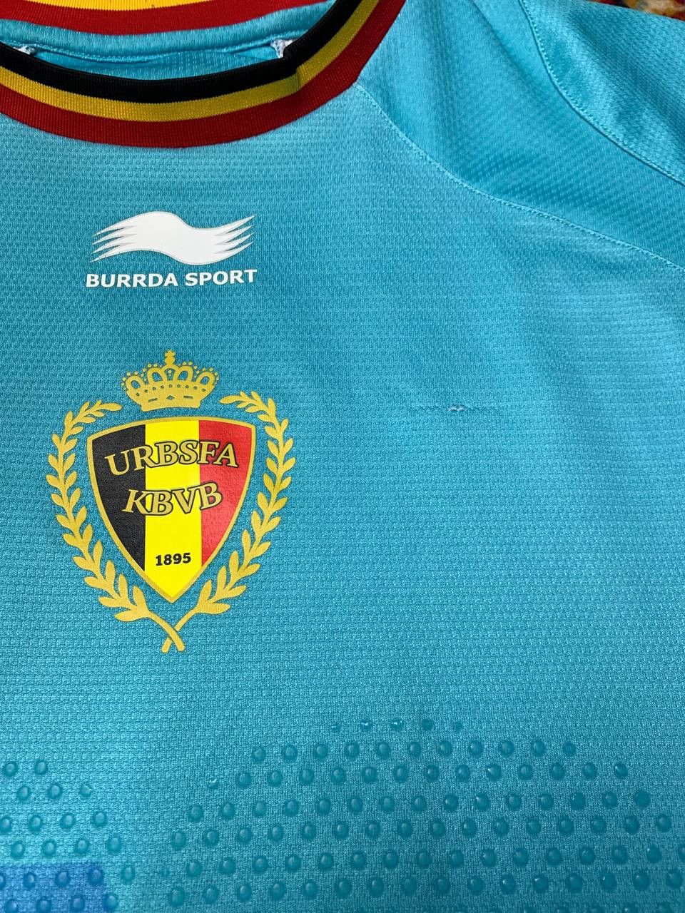 Vintage Belgium Goalkeeper football shirt 2014 GK 3 Kit #1 Courtois Size US L / EU 52-54 / 3 - 2 Thumbnail