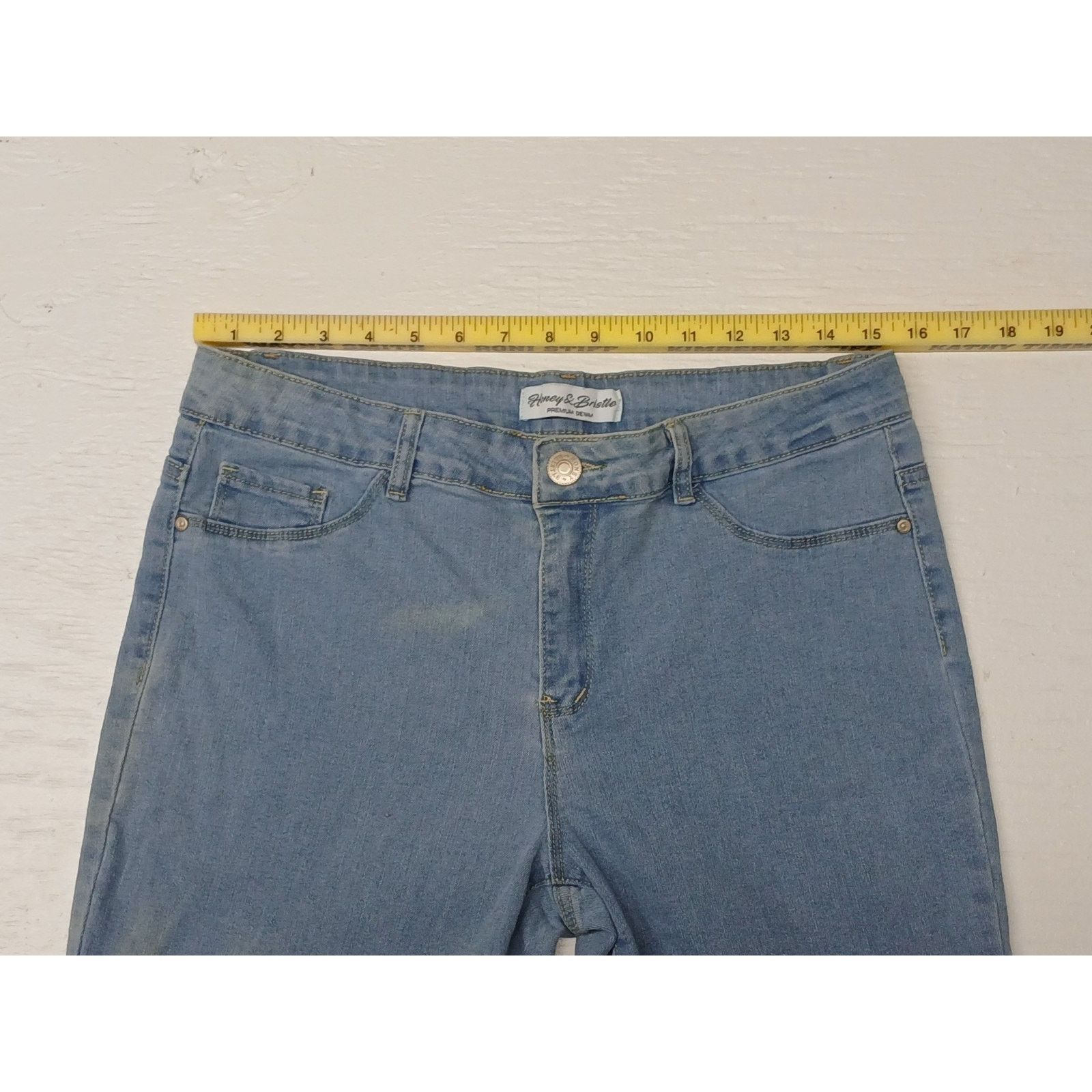 Other Honey & Bristle Premium Light Denim (12P) Stretch Jeans Size 30" / US 8 / IT 44 - 6 Thumbnail
