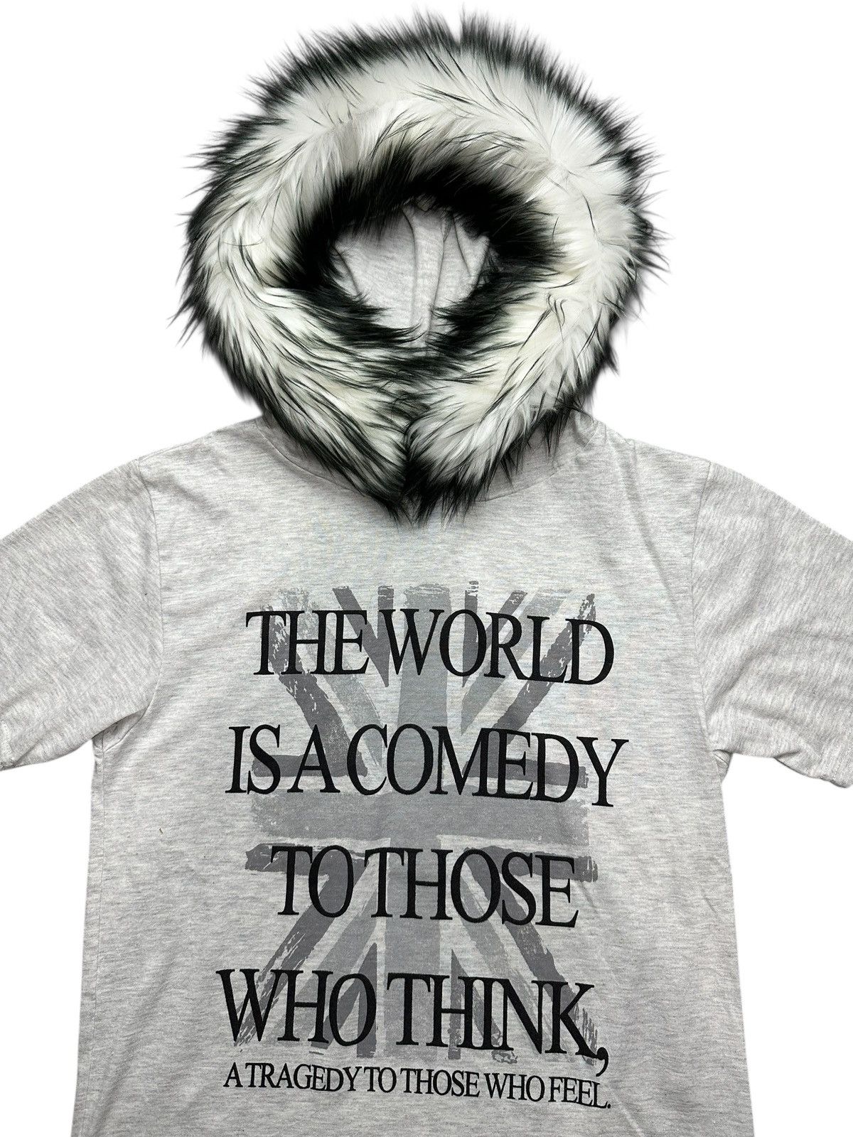20471120 Thomas Hady BRITISH POEM FUR LIGHT HOODIE SHORT SLEEVE Size US M / EU 48-50 / 2 - 2 Thumbnail