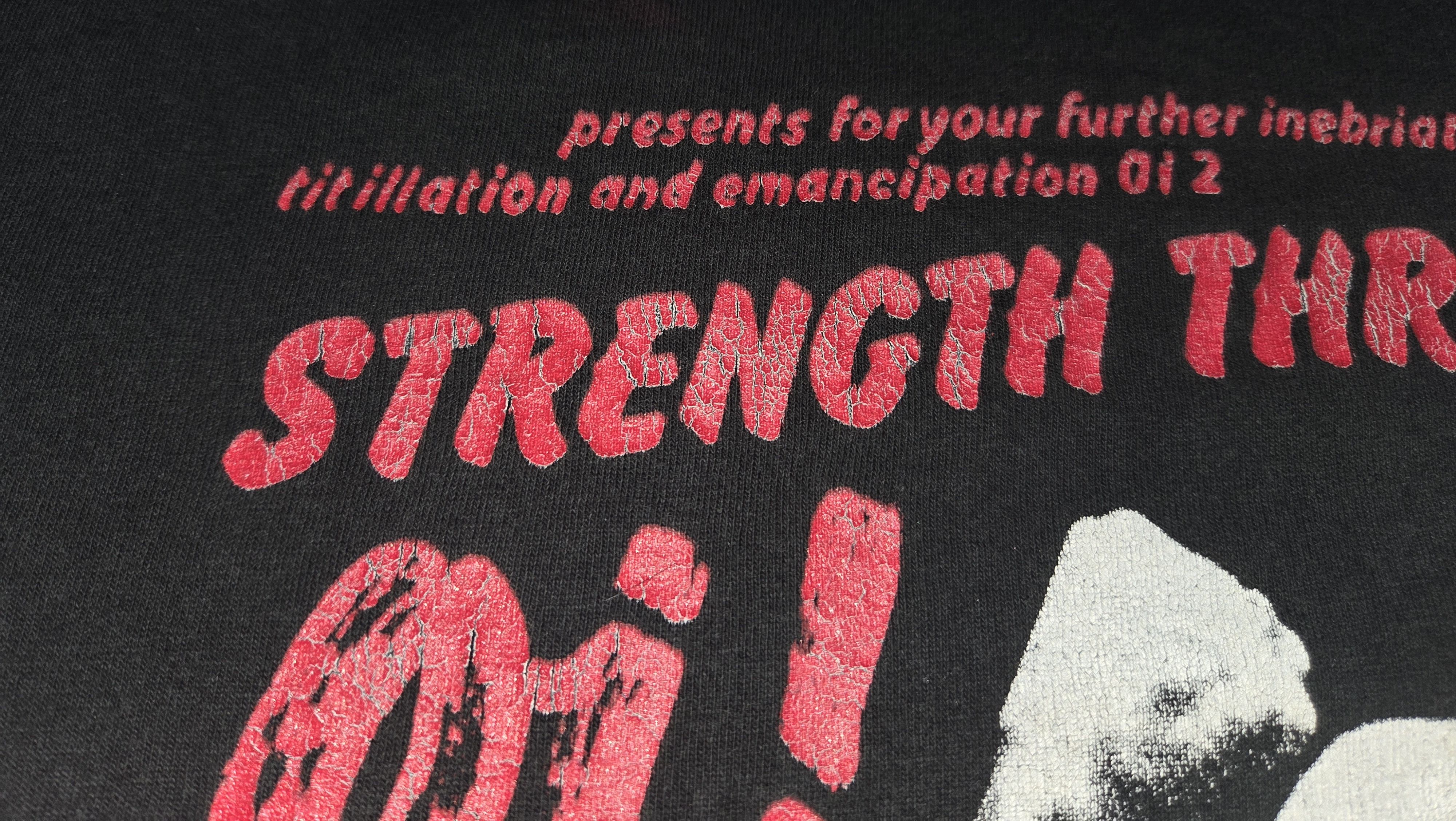 Band Tees True Vintage OG 90s Strength Thru Oi! Skinhead Album T Shirt Size US L / EU 52-54 / 3 - 6 Thumbnail