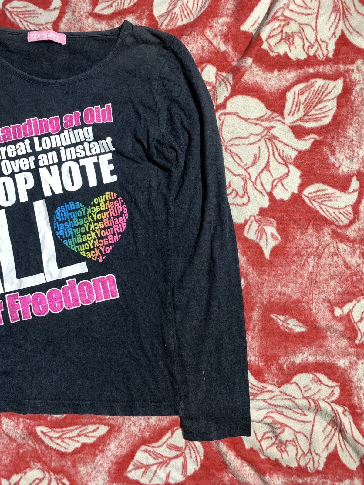 Beauty Beast × If Six Was Nine × Japanese Brand long sleeve t-shirt top note all for freedom if six style Size US S / EU 44-46 / 1 - 2 Thumbnail