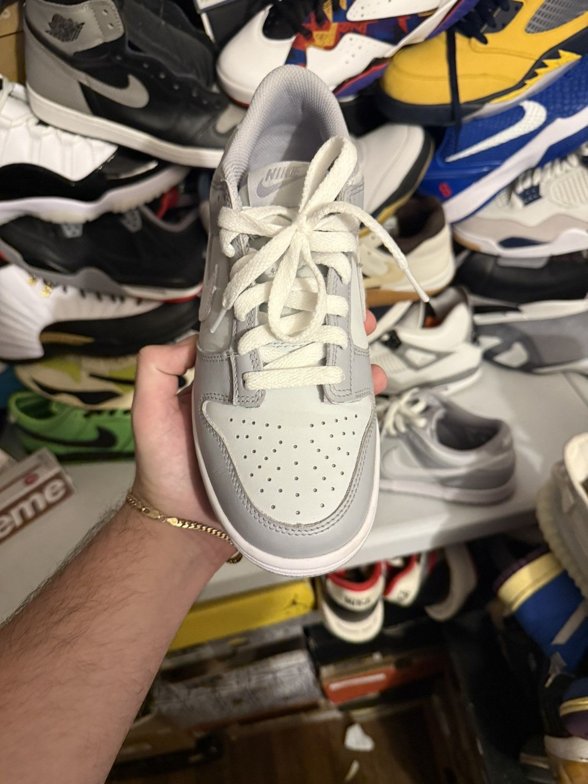 Nike Nike dunk low 2 tone grey size 7 Size US 7 / EU 40 - 2 Thumbnail