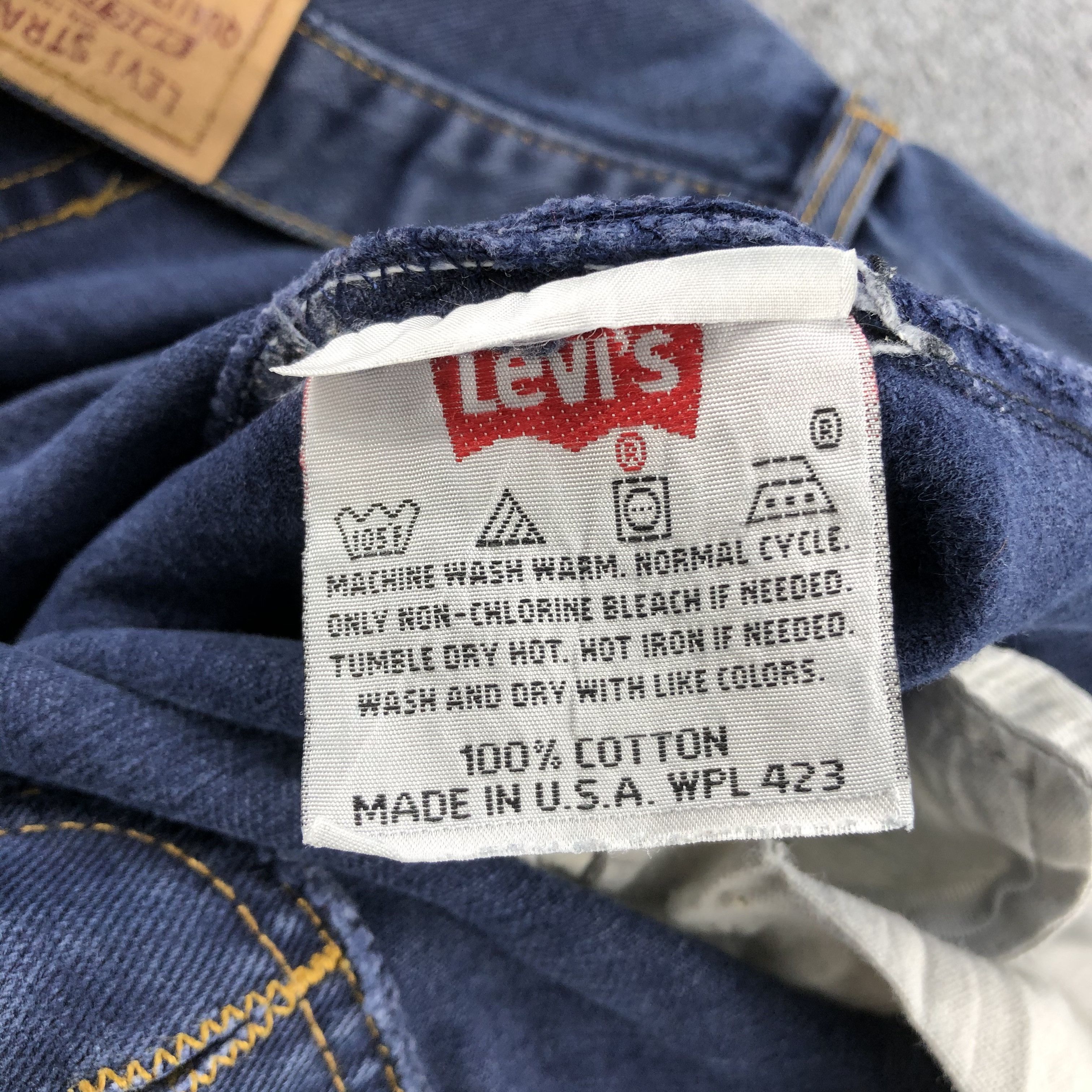 Levi's Vintage 90s Ripped Levis 501 Jeans-J1385 Size US 36 / EU 52 - 11 Thumbnail