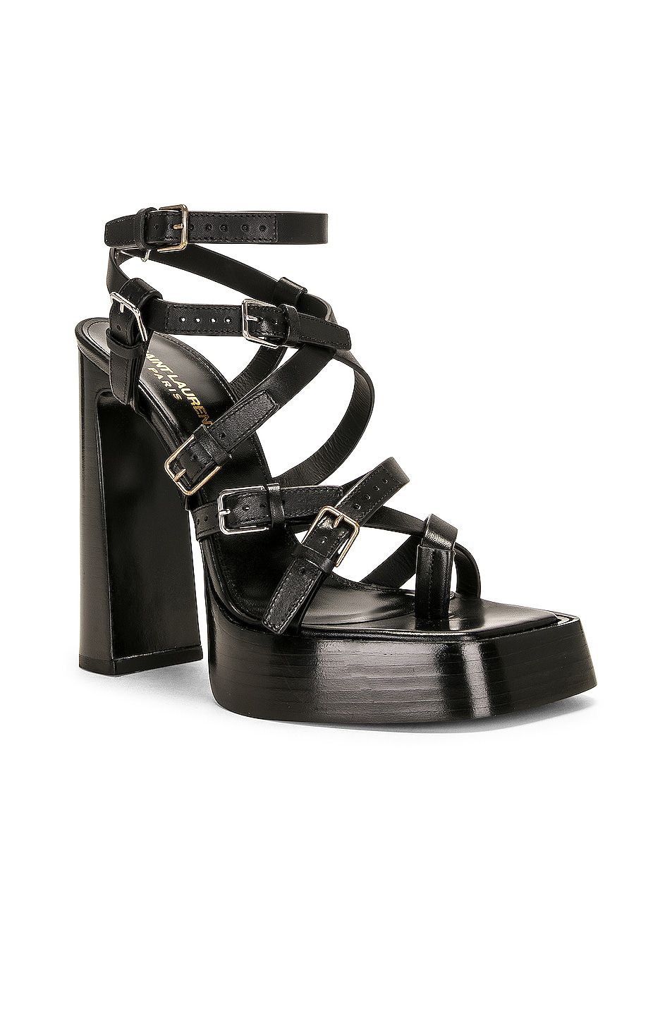 Saint Laurent Paris New Saint Laurent Platz Sandals IT 38.5/ US 8.5 Size US 8.5 / IT 38.5 - 4 Thumbnail
