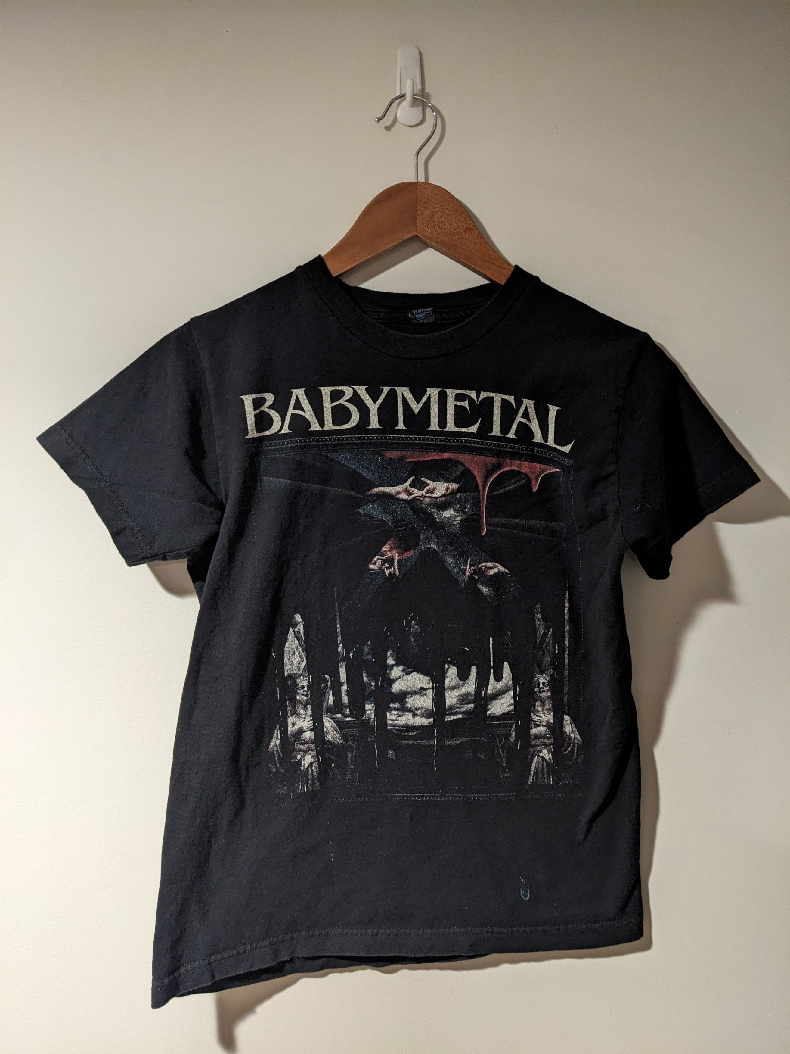 Band Tees × Vintage Vintage Baby Metal World Tour 2016 Black Small T-Shirt Size US S / EU 44-46 / 1 - 1 Thumbnail