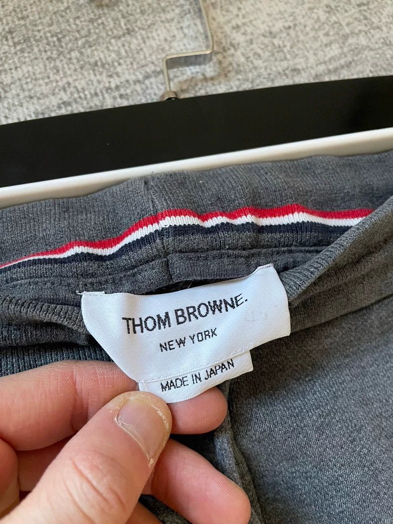 Thom Browne Thom Browne Gray wool joggers Size US 41 - 5 Thumbnail