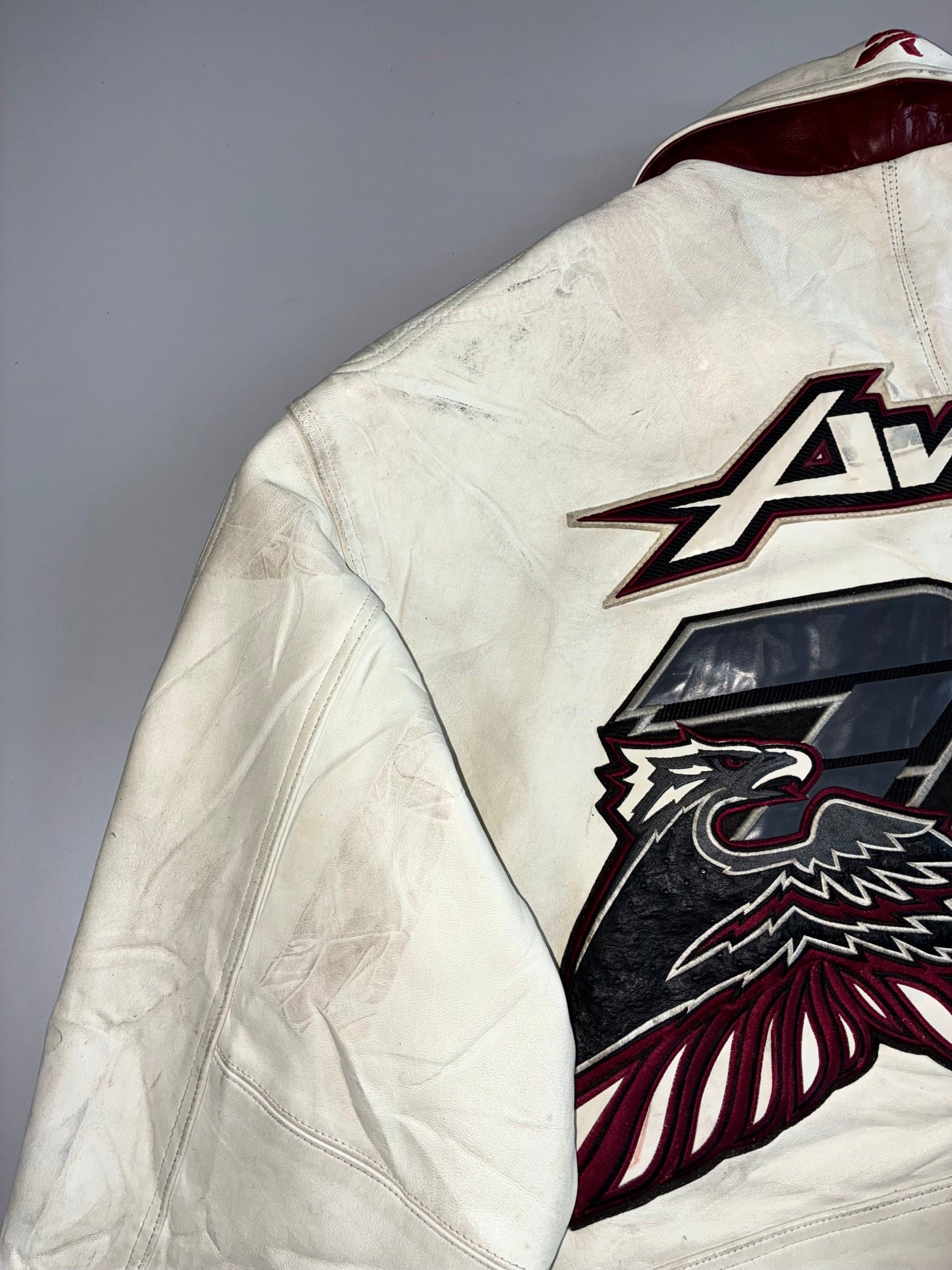 Avirex Avirex Racing Leather Jacket 21N002EW Size 5XL Size US XXL / EU 58 / 5 - 6 Thumbnail