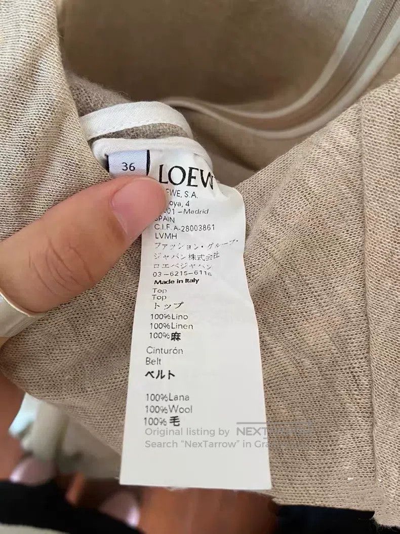 Loewe Loewe Wool and linen, skirt is a silk dress Size XS / US 0-2 / IT 36-38 - 4 Thumbnail