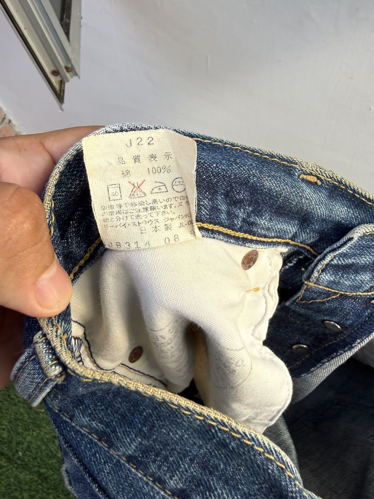 Levi's Vintage Clothing W34x34.5 Vintage levi’s 702 redline big E buckle back Size US 34 / EU 50 - 10 Thumbnail