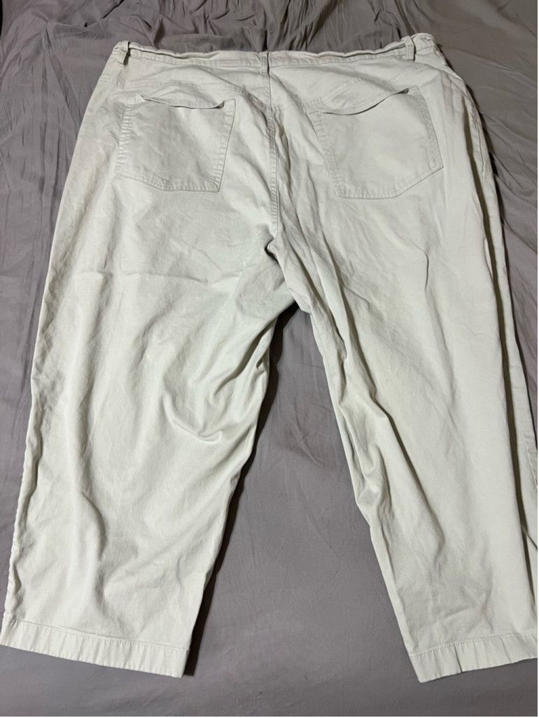 Covington Women's Covington Beige Capri Pants Size 22Wi Size 42" / US 20 - 2 Thumbnail