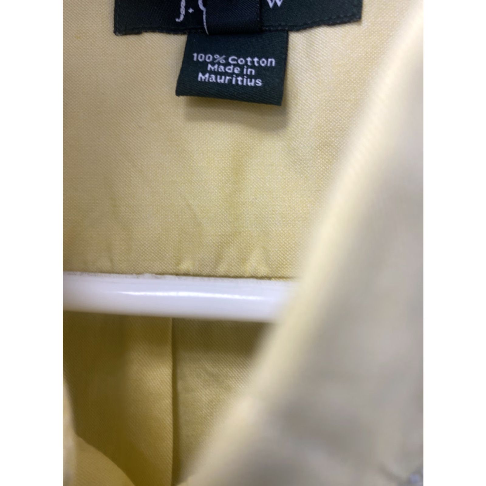 Vintage J.Crew Button Down Shirt Women Large Yellow Long Sleeve Cotton Career Blouse Size L / US 10 / IT 46 - 5 Thumbnail