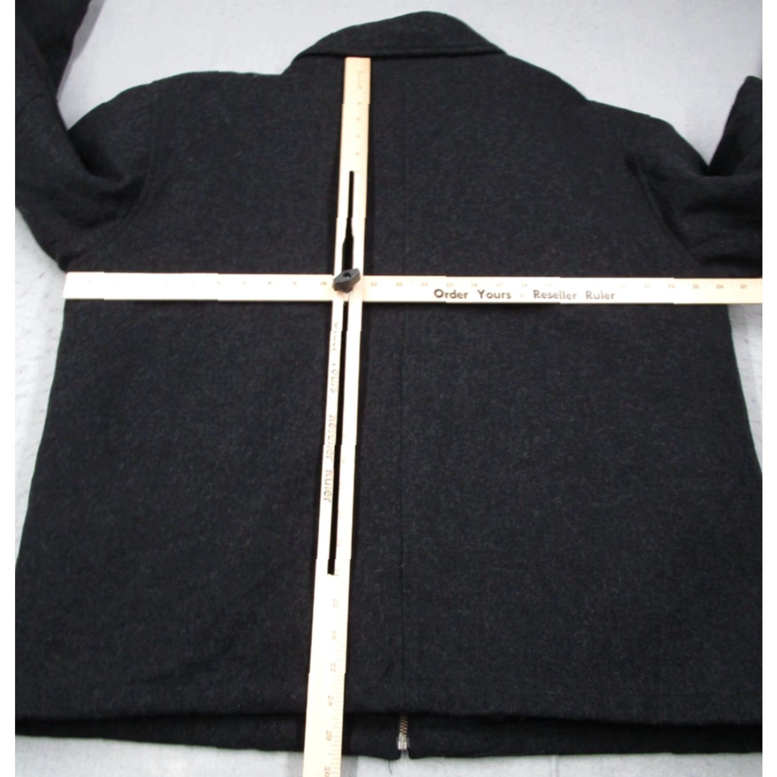 Gap VINTAGE Gap Jacket Mens Extra Large Gray Wool Blend Full Zip Quilted Lining Y2K Size US XL / EU 56 / 4 - 5 Thumbnail