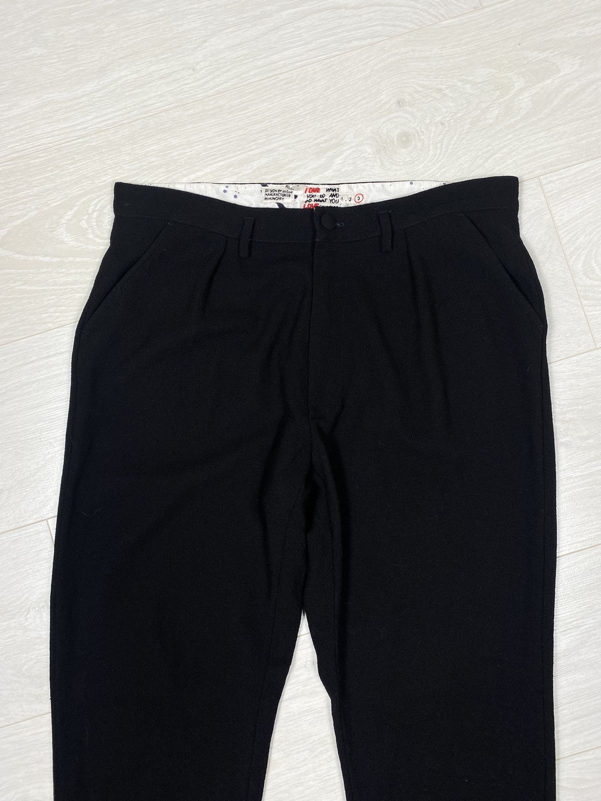Designer En Soie Pants Wool Size 28" / US 6 / IT 42 - 5 Thumbnail