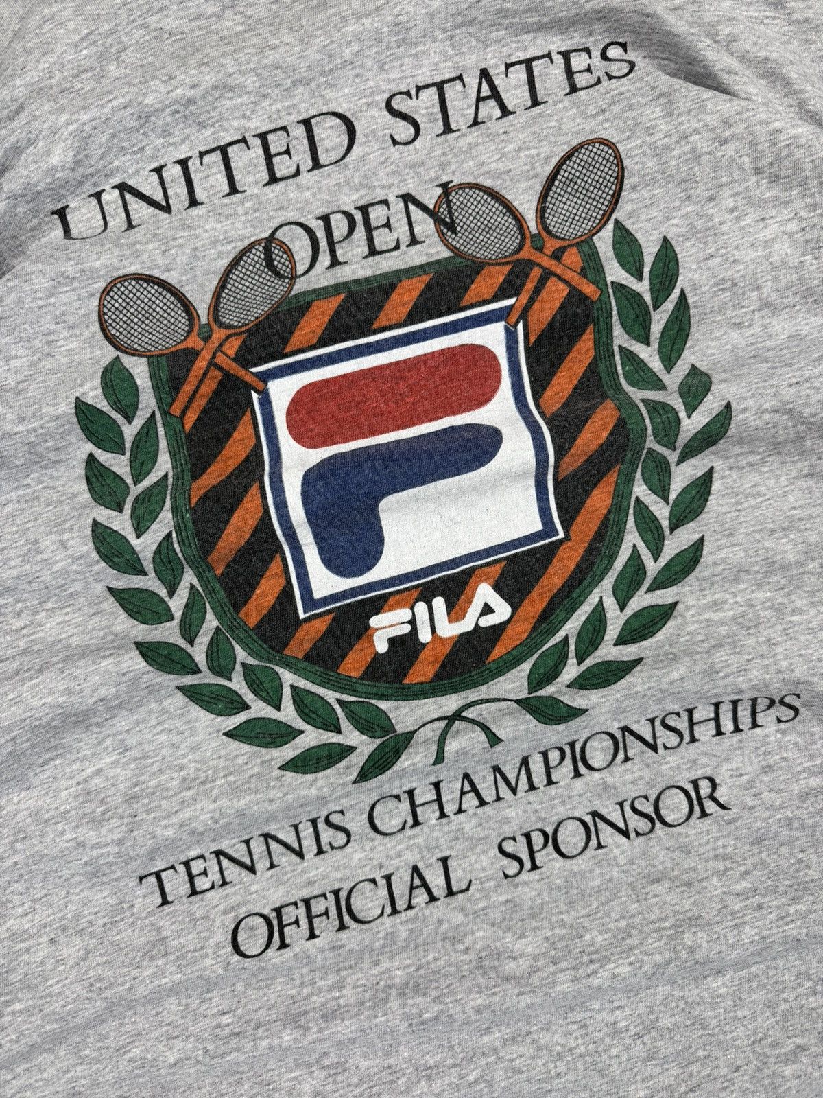 Fila Vintage 90s Fila United states open tennis graphic tee Size US L / EU 52-54 / 3 - 5 Thumbnail
