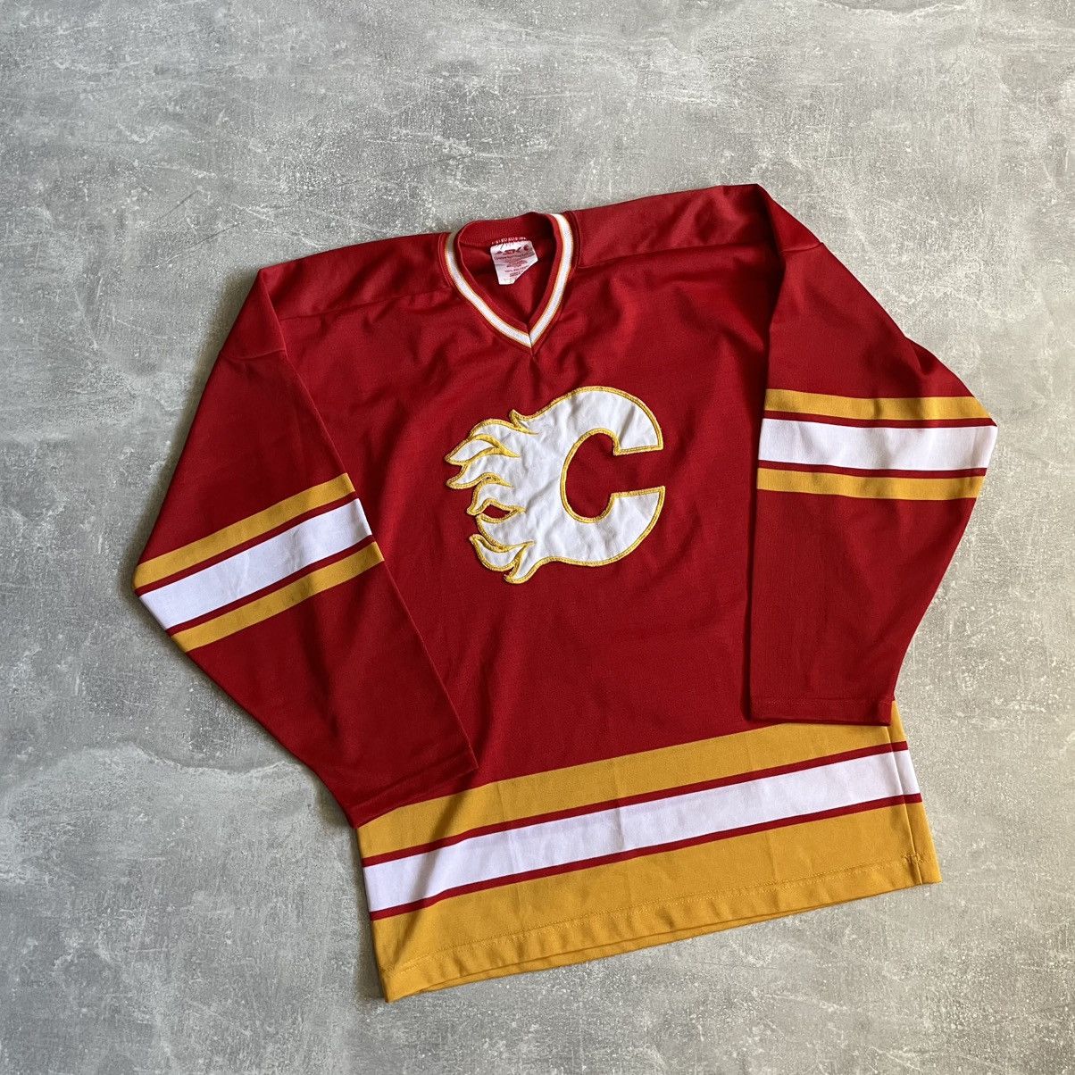 Ccm Usa Vintage Calgary Flames mikka Kiprusoff hockey jersey CCM Size US M / EU 48-50 / 2 - 1 Thumbnail