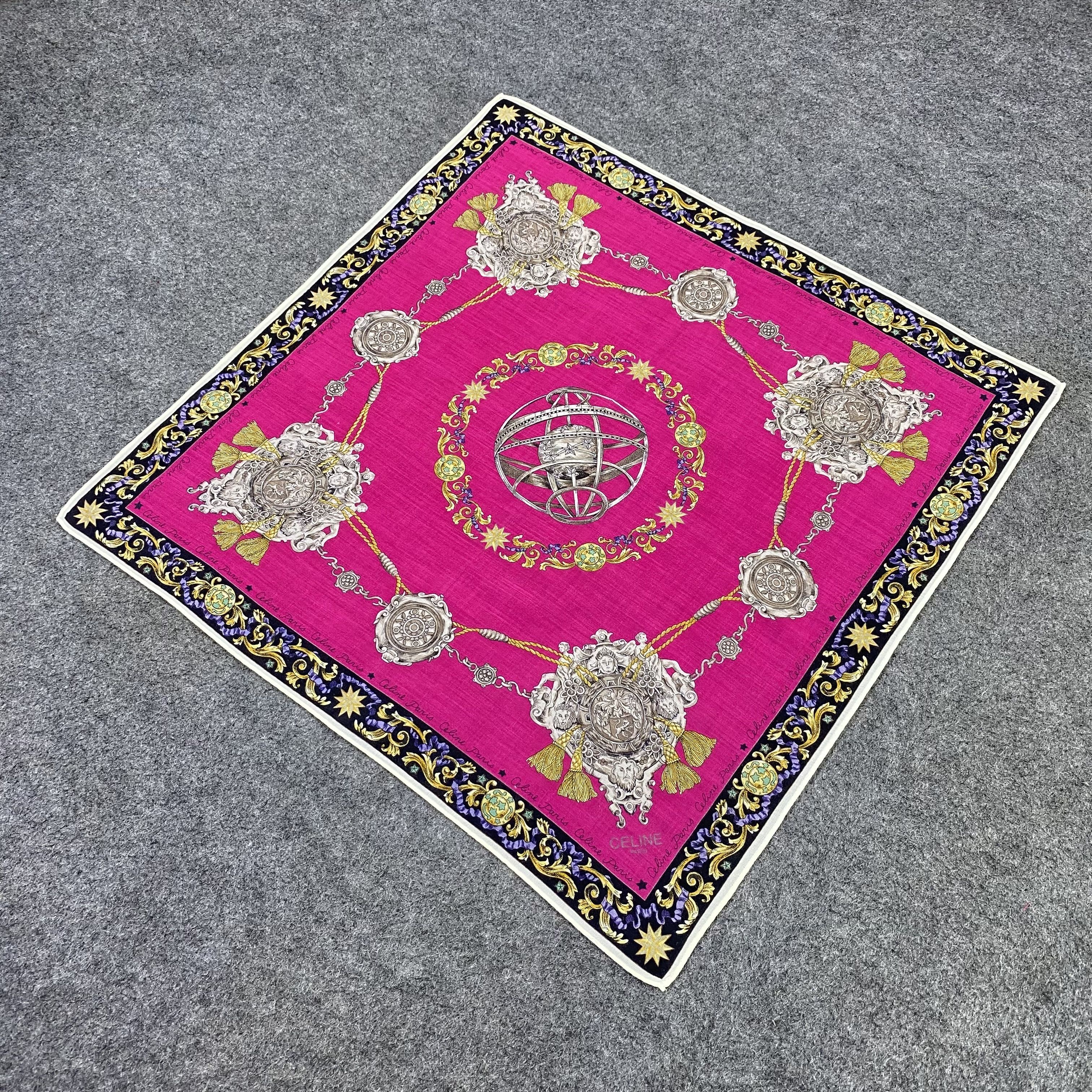Celine Celine Handkerchief / Bandana / Neckerchief-B2095 Size ONE SIZE - 4 Thumbnail