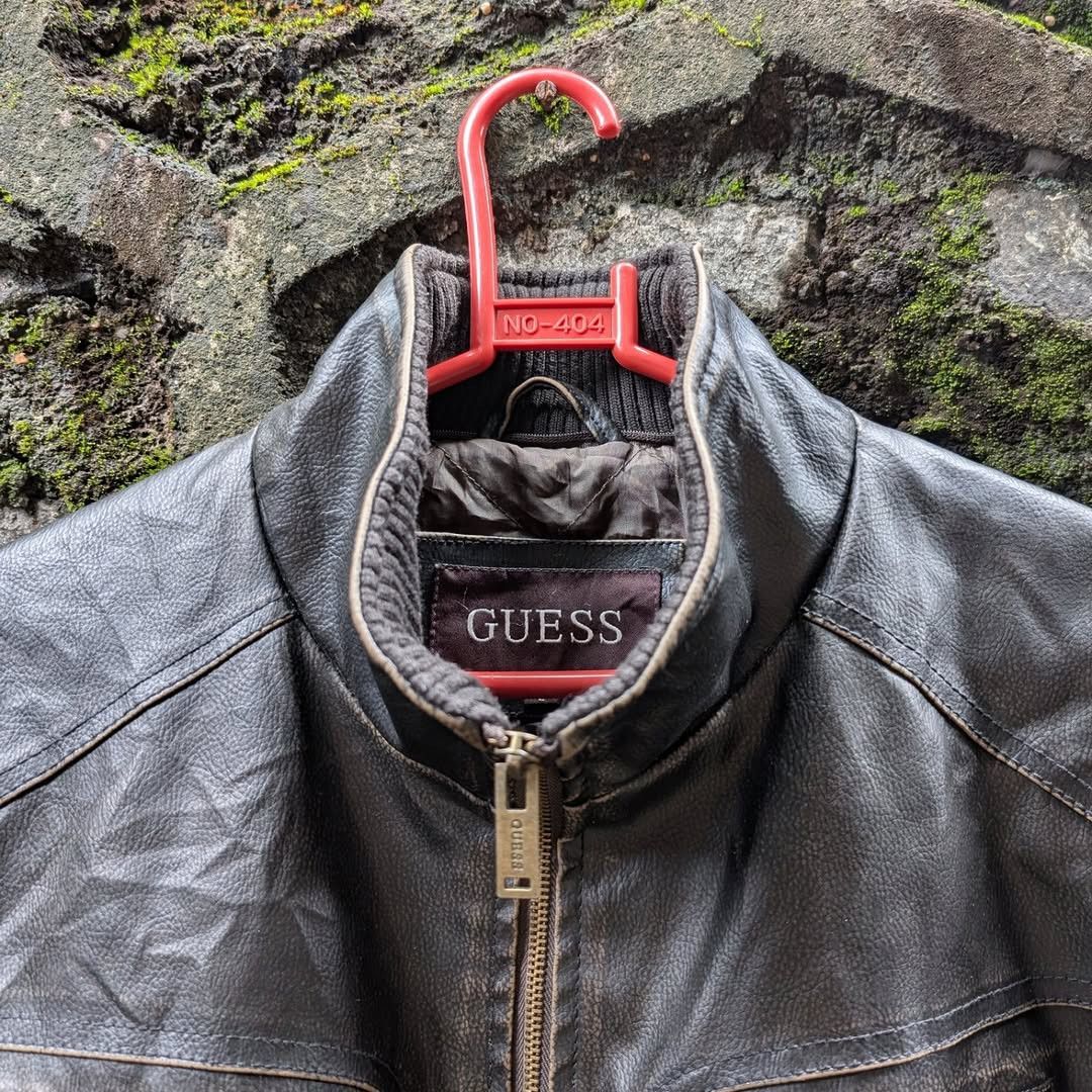 Guess GUESS LEATHER JACKET Size US L / EU 52-54 / 3 - 2 Thumbnail