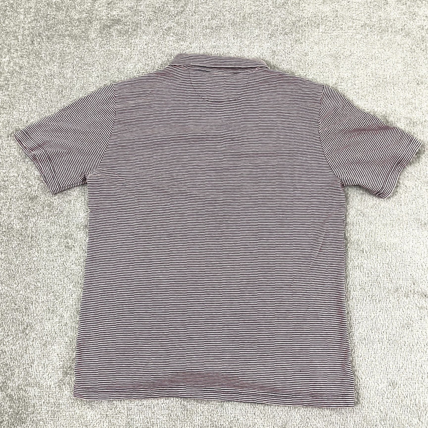 Faherty FAHERTY Polo Shirt Men L Pink Blue Striped Cotton Casual Preppy Short Sleeve Size US L / EU 52-54 / 3 - 7 Thumbnail