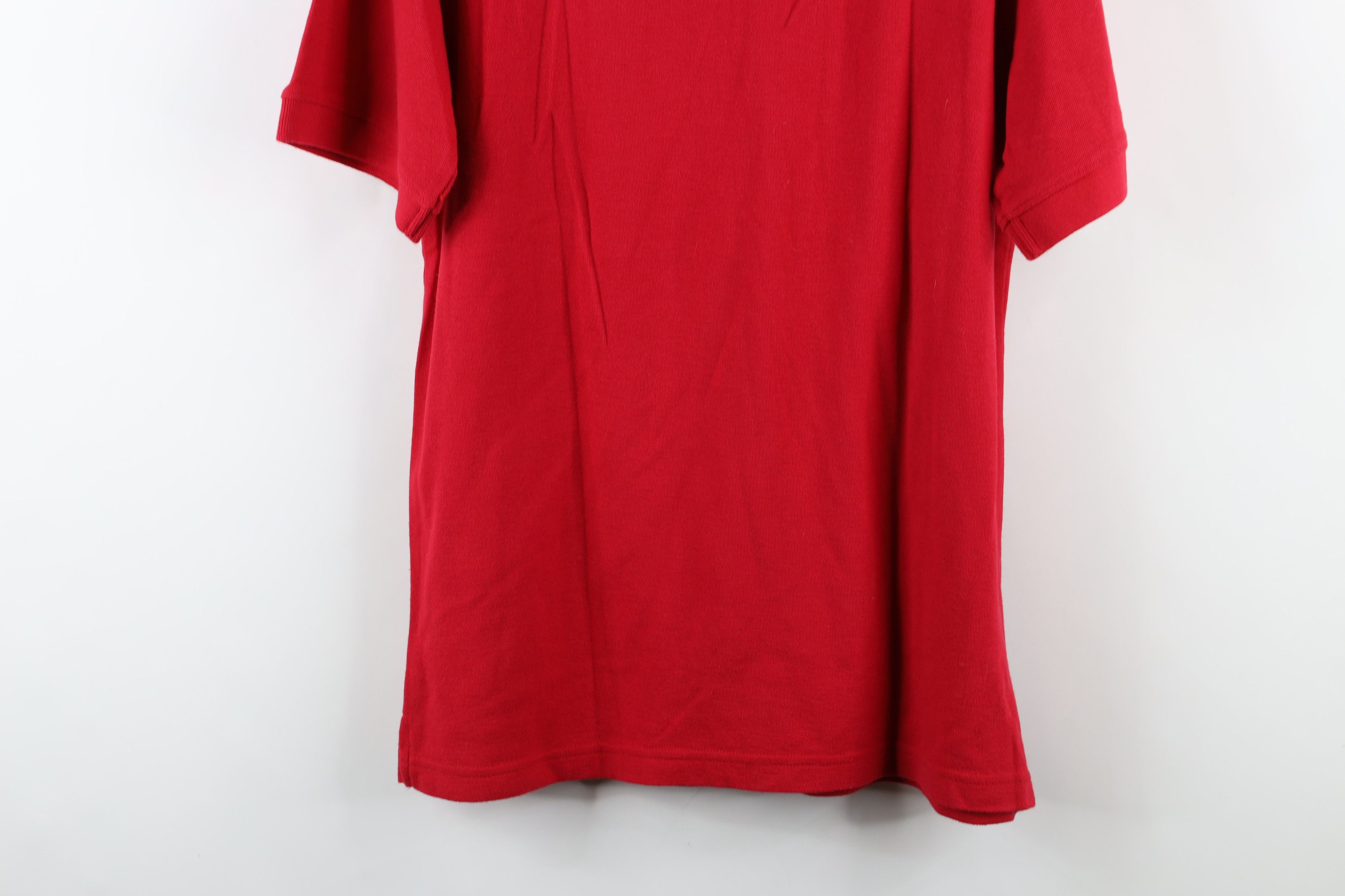 Vintage Vintage 90s Streetwear Knit Collared Golf Polo Shirt Red Size US M / EU 48-50 / 2 - 13 Thumbnail