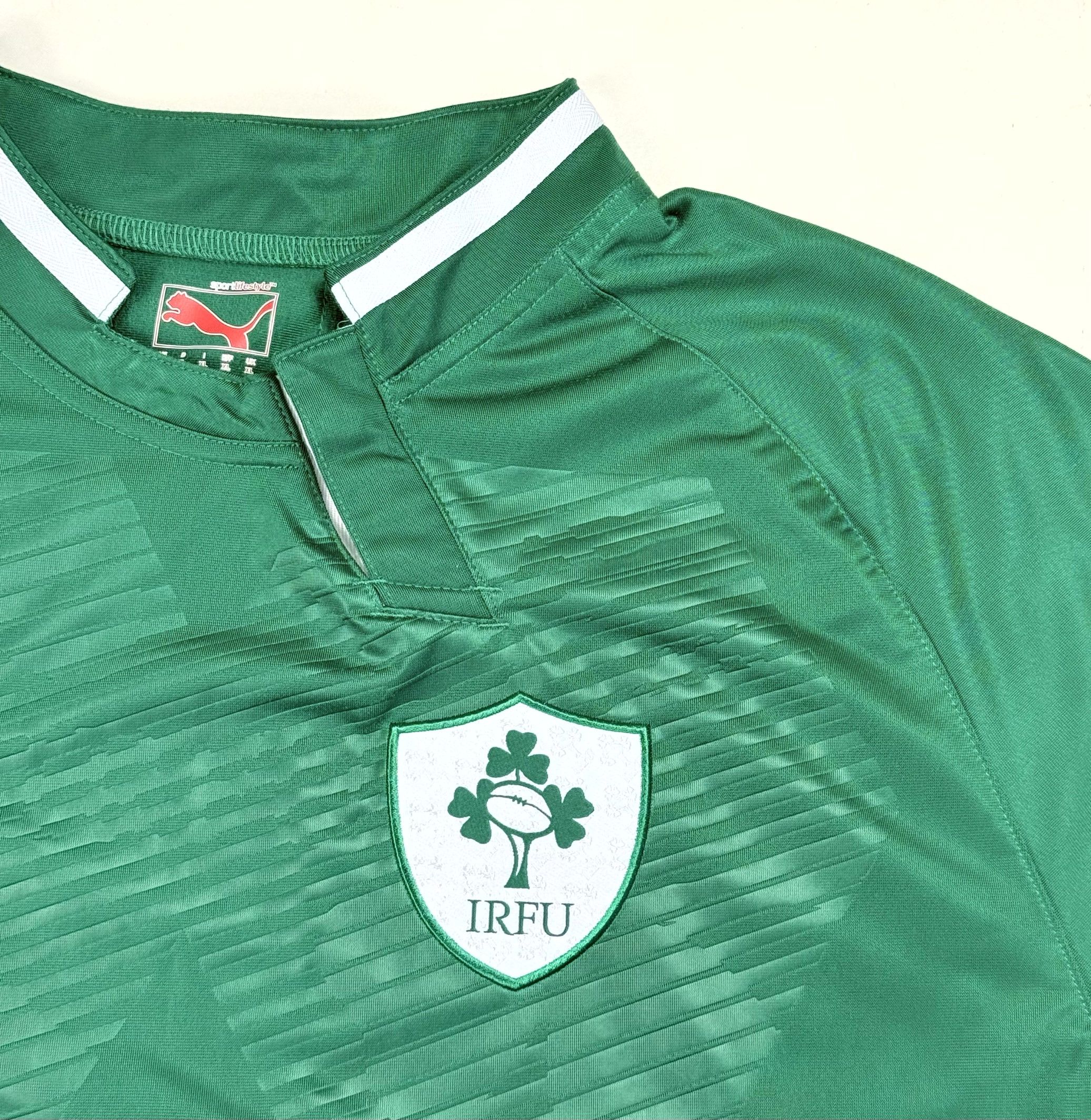 Puma Puma Ireland IRFU O2 Home Rugby Jersey 2011-12 Size US XL / EU 56 / 4 - 7 Thumbnail