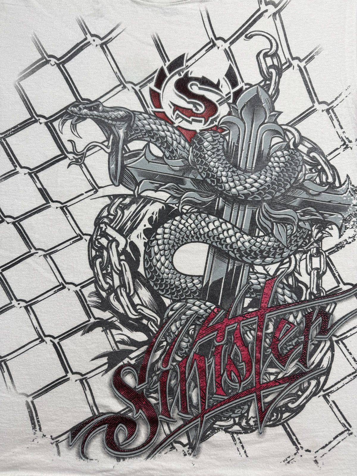 Affliction Sinister Snake Cross crazy Y2K tee skater ufc xzavier sinful Size US XL / EU 56 / 4 - 2 Thumbnail