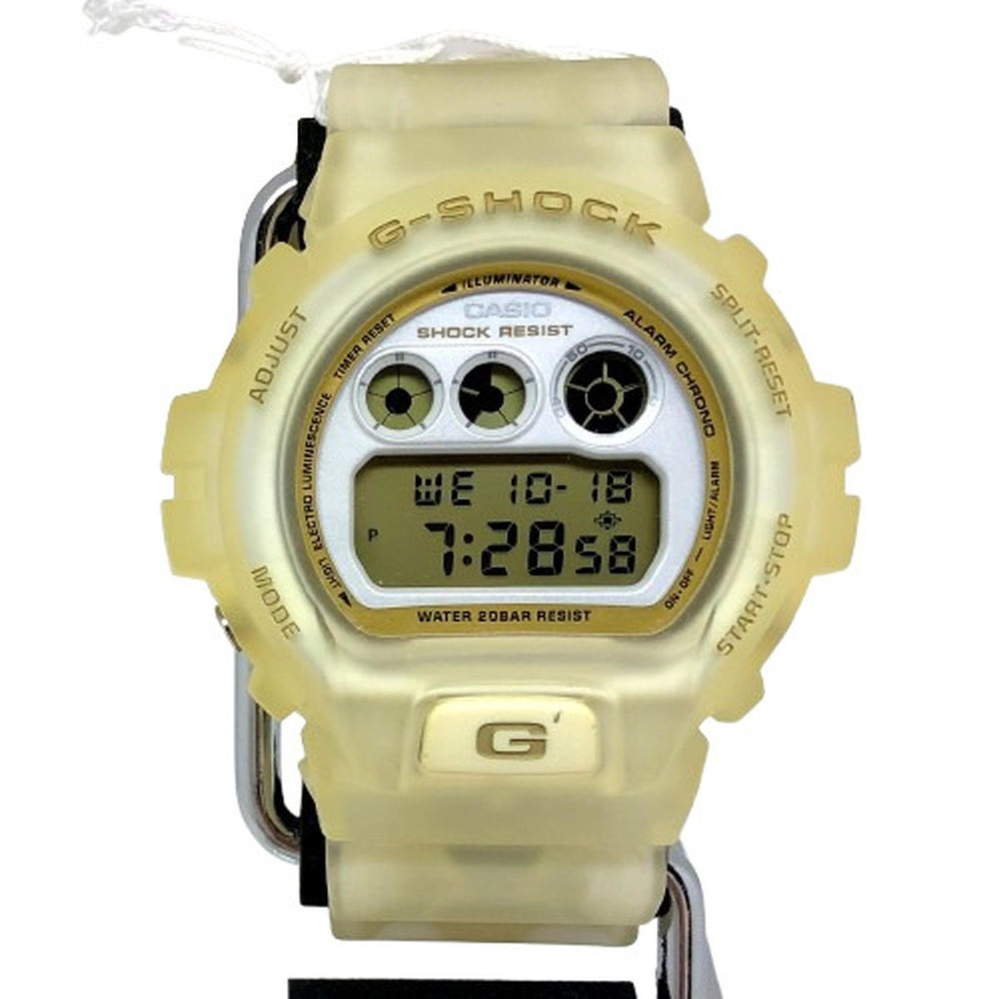G-SHOCK CASIO Watch DW-6900XLV-7JR Three-Eyed Digital Quartz Precious Heart Selection White Gold Kaizuka Store IT50BT0OPVH8