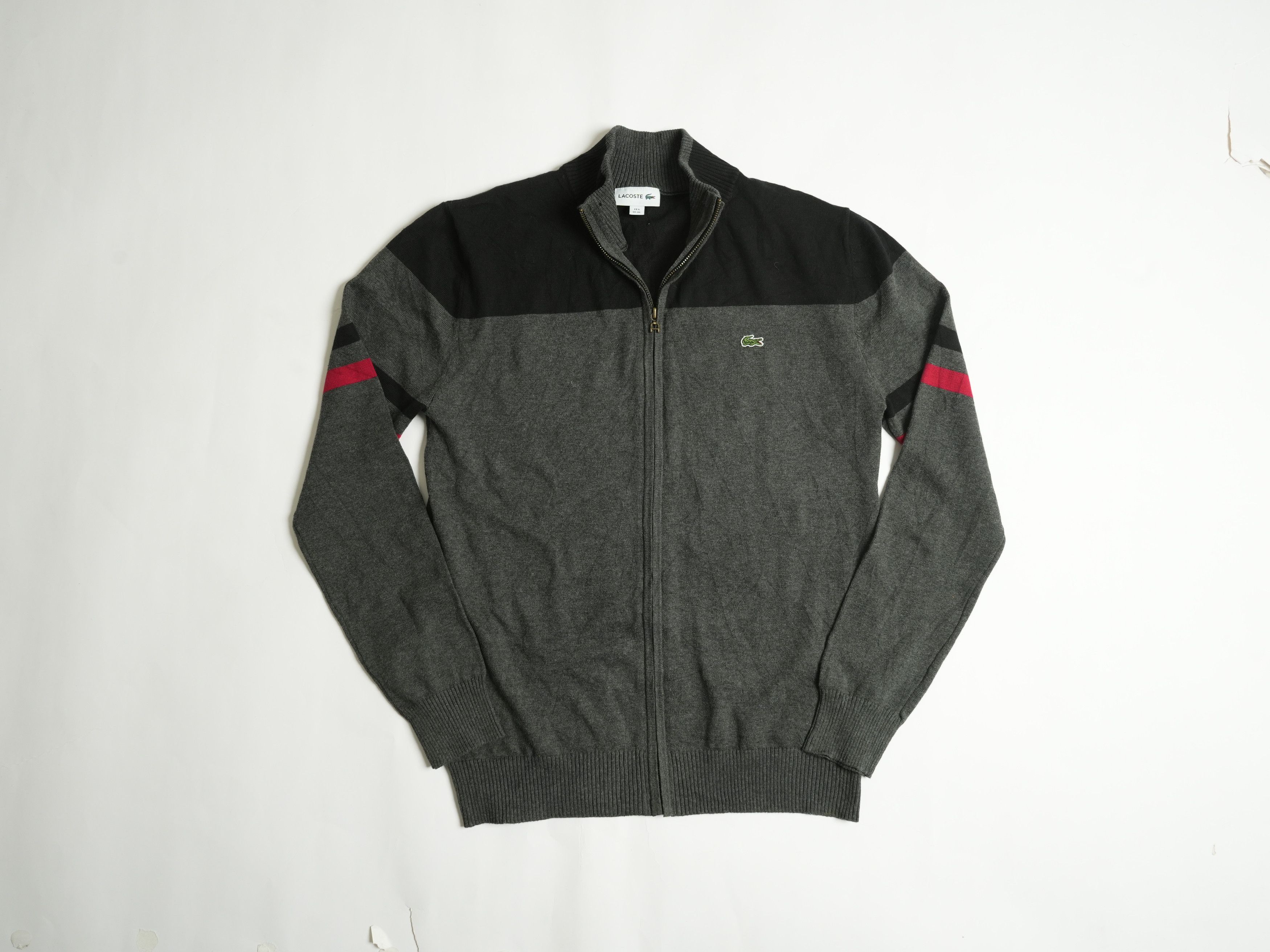 Lacoste Lacoste Full Zip Sweater Jumper Size US XL / EU 56 / 4 - 1 Thumbnail