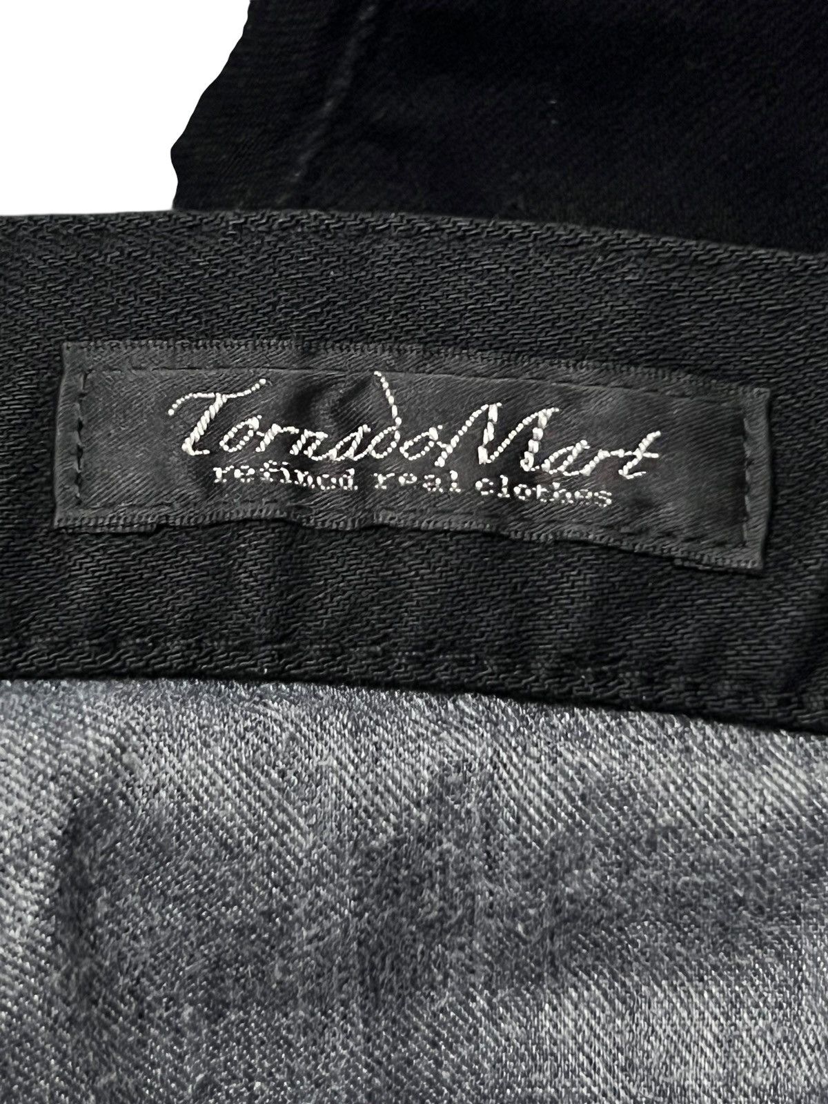 Tornado Mart Tornado mart Vintage Japan - Stretch, Skinny Black Jeans Size US 33 - 14 Thumbnail