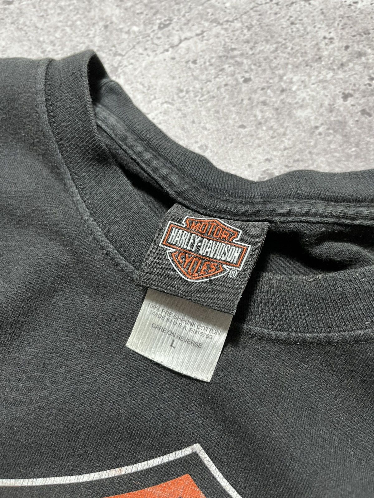 Harley Davidson Vintage HARLEY DAVIDSON Dudley Perkins San Francisco Tshirt Size US L / EU 52-54 / 3 - 13 Thumbnail