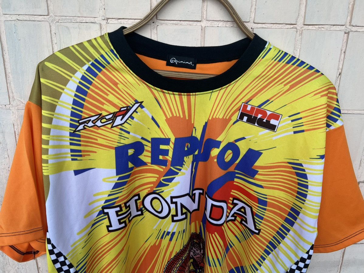 Honda Vintage 90s Honda Persol Dragon racing shirt Y2K Size US L / EU 52-54 / 3 - 4 Thumbnail