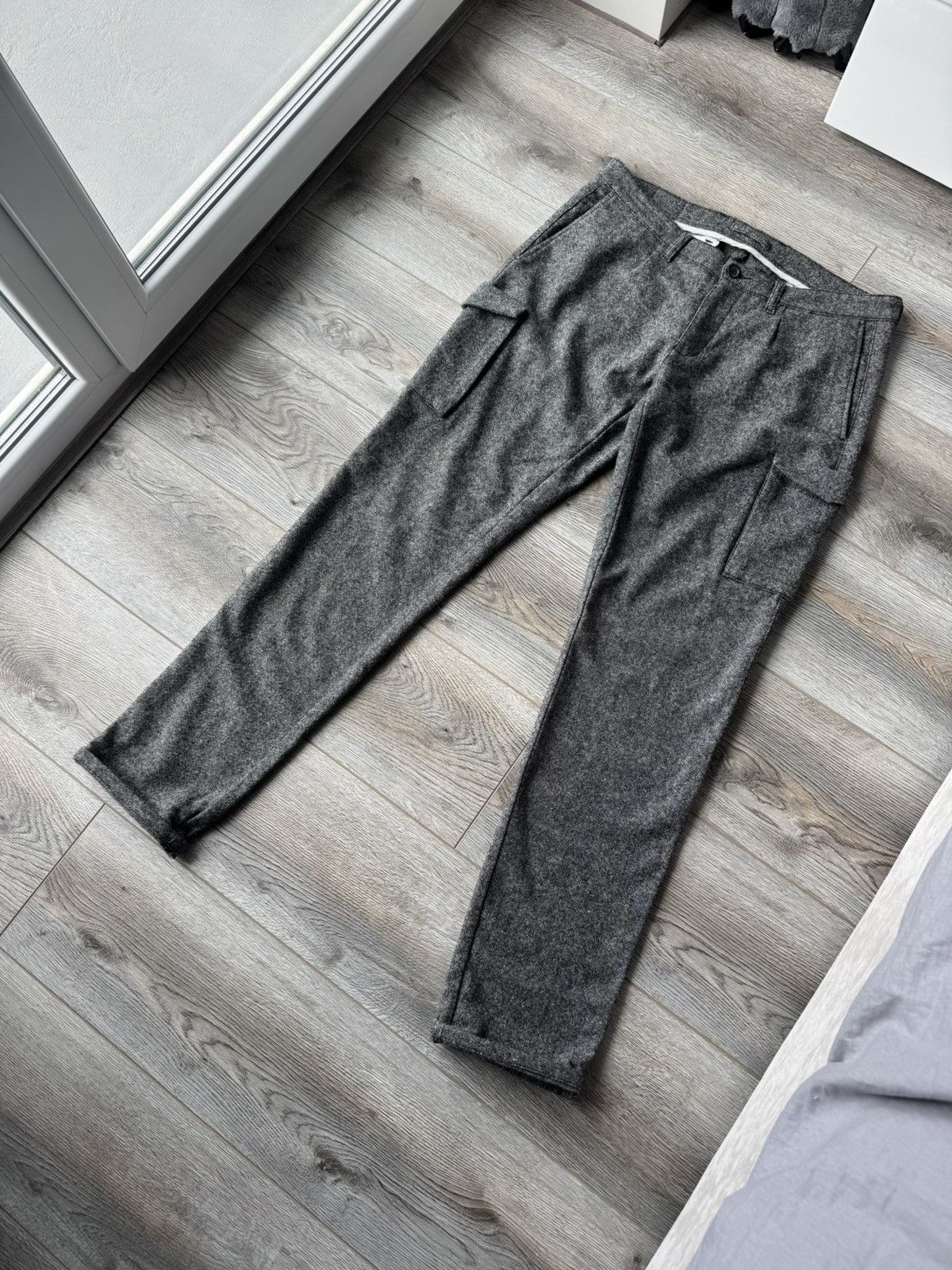 Eleventy Eleventy Luxury Men's Wool Cargo Pants Size US 33 - 2 Thumbnail