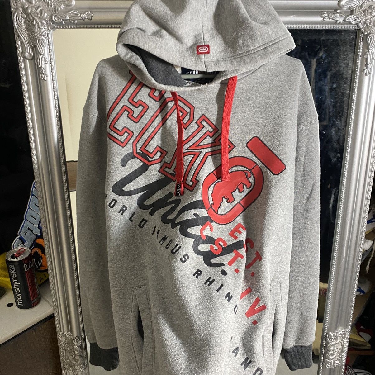 Ecko Unltd. Vintage Ecko Hoodie Distressed Big Logo Fit Size US S / EU 44-46 / 1 - 3 Thumbnail