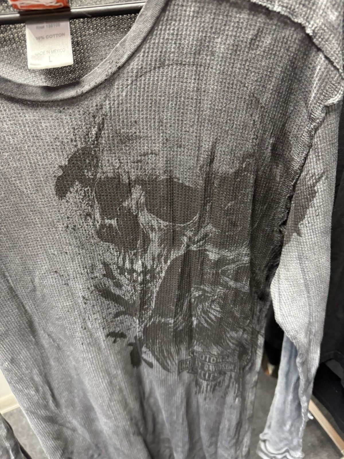Harley Davidson × Vintage Long sleeve Harley-Davidson with skull Opium Size US L / EU 52-54 / 3 - 6 Thumbnail
