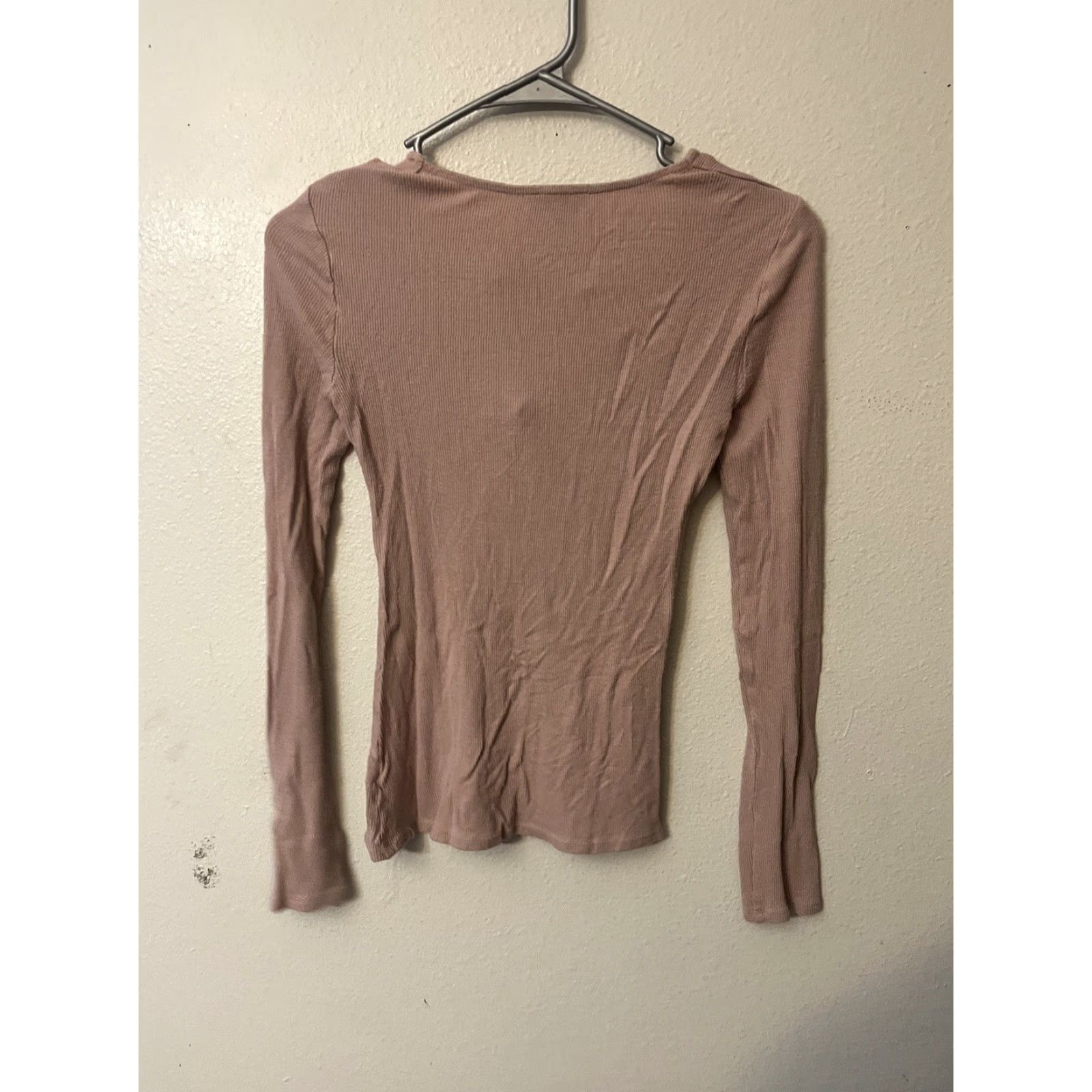 Express Express Women's Top Blouse Shirt Casual Pink Medium Size M / US 6-8 / IT 42-44 - 2 Thumbnail
