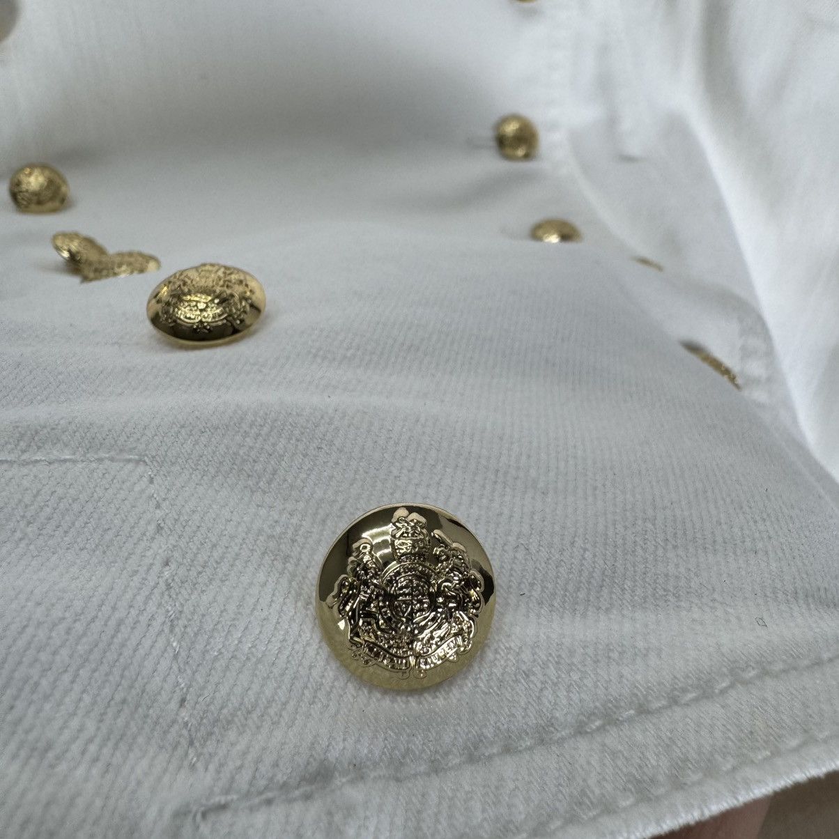 Ralph Lauren ☀️RALPH LAUREN DENIM MILITARY JACKET Size L / US 10 / IT 46 - 6 Thumbnail