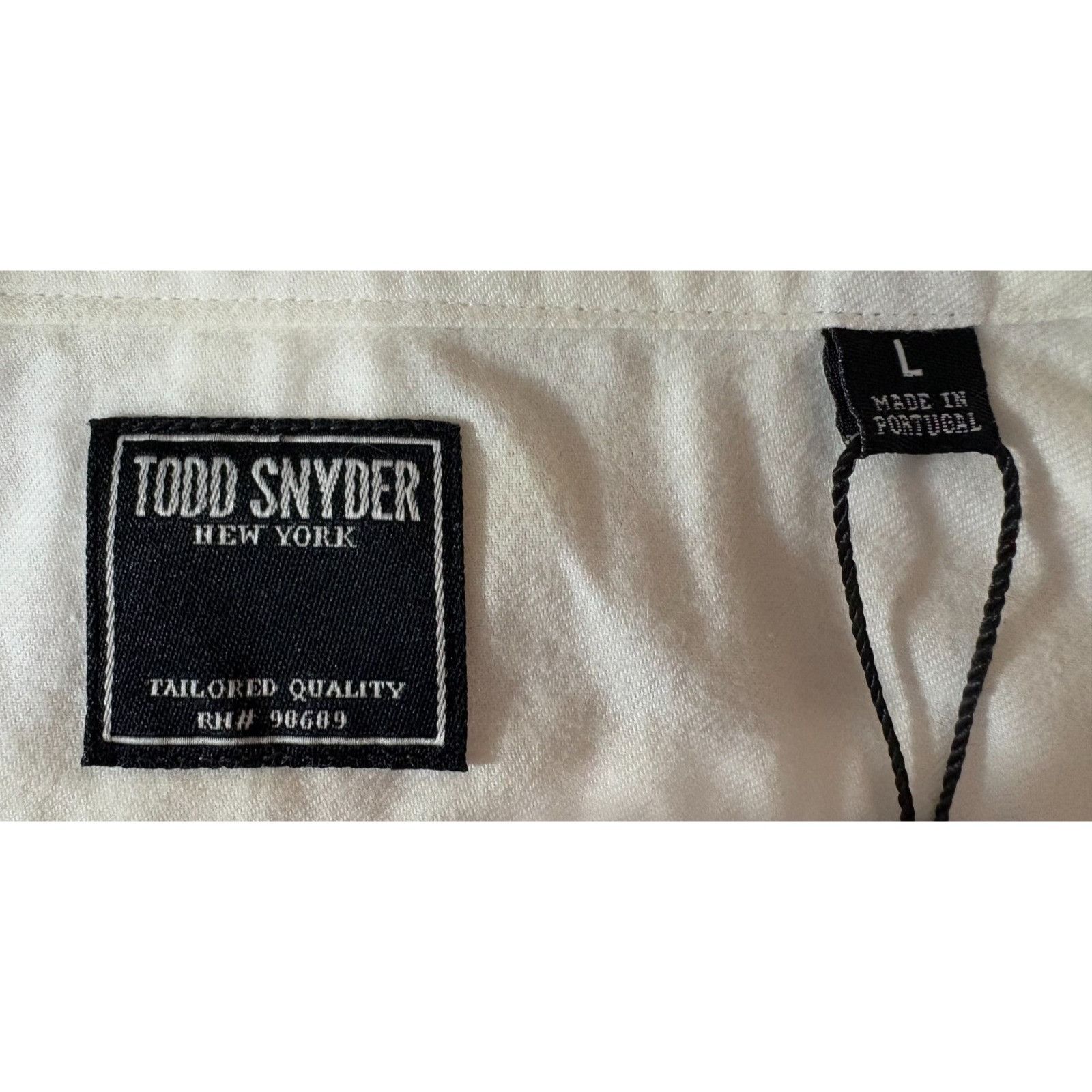 Todd Snyder Todd Snyder Band Collar Shirt size L color white NWT made P Size US L / EU 52-54 / 3 - 2 Thumbnail