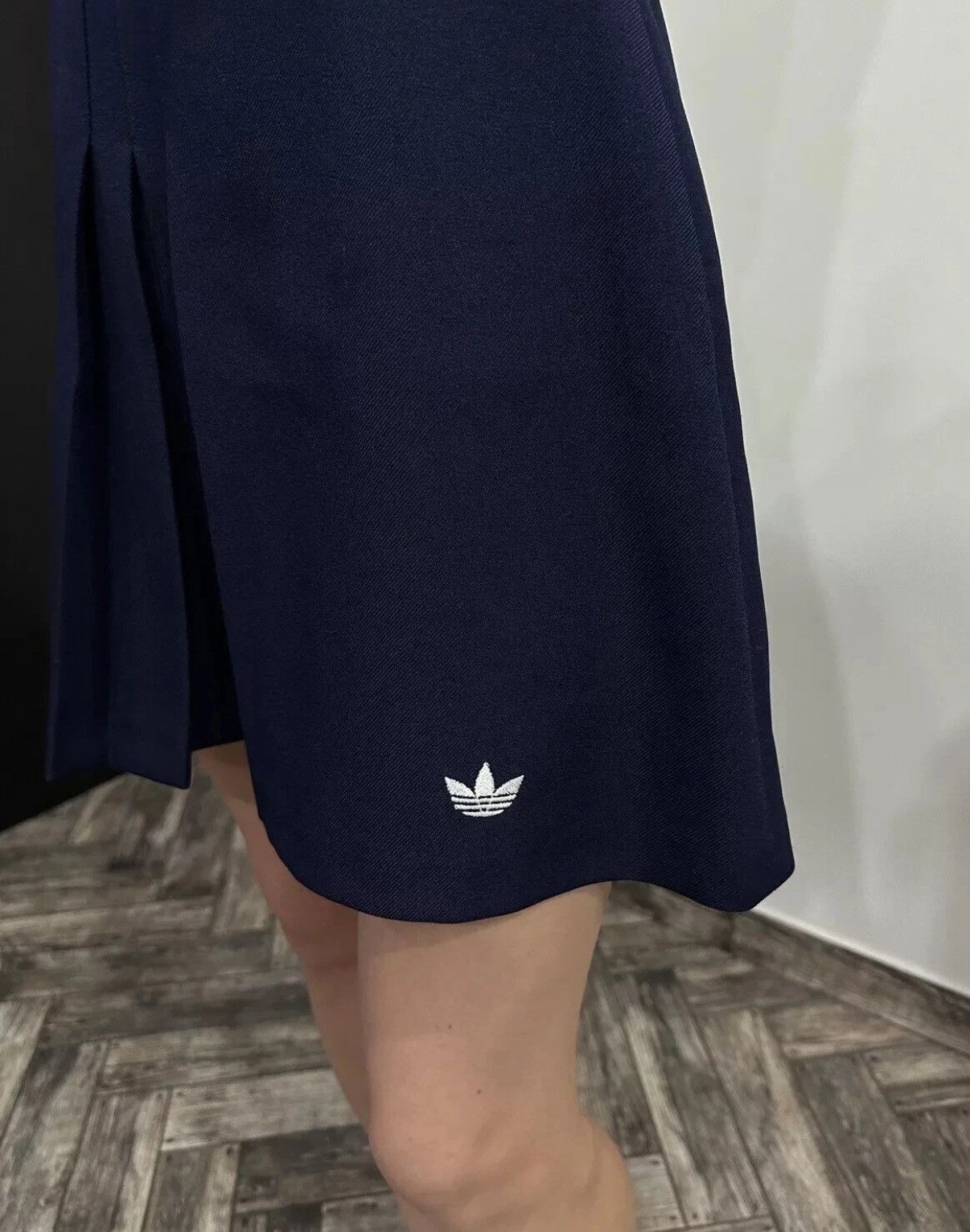 Adidas × Vintage Vintage 1980s Adidas Made in West Germany Blue Skirt Size 26" / US 2 / IT 38 - 6 Thumbnail