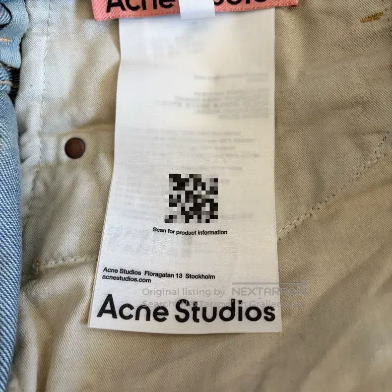 Acne Studios Acne Studios FW25 2006F Loose curved leg jeans Size US 32 / EU 48 - 4 Thumbnail