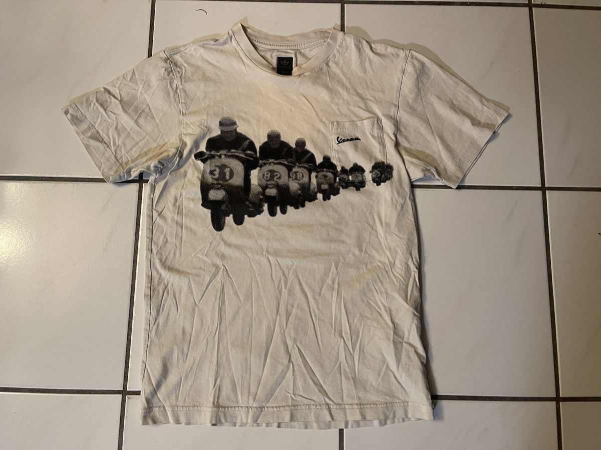 Adidas Adidas Vespa Scooter T-Shirt Italia RARE Men’s Small Size US S / EU 44-46 / 1 - 1 Thumbnail
