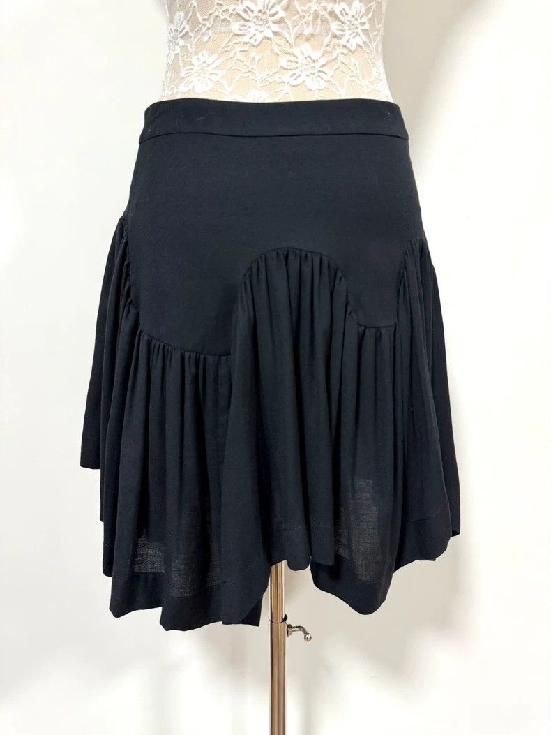Vivienne Westwood Vivienne Westwood size3 Black wavy irregular pleated half s Size 28" / US 6 / IT 42 - 7 Thumbnail