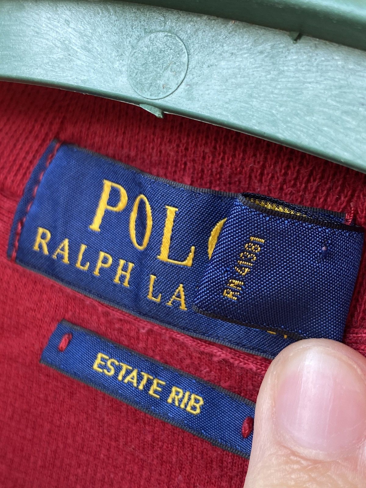 Polo Ralph Lauren Polo Ralph Lauren 1/4 Zip Cotton Long Sleeve Sweater Size US L / EU 52-54 / 3 - 4 Thumbnail