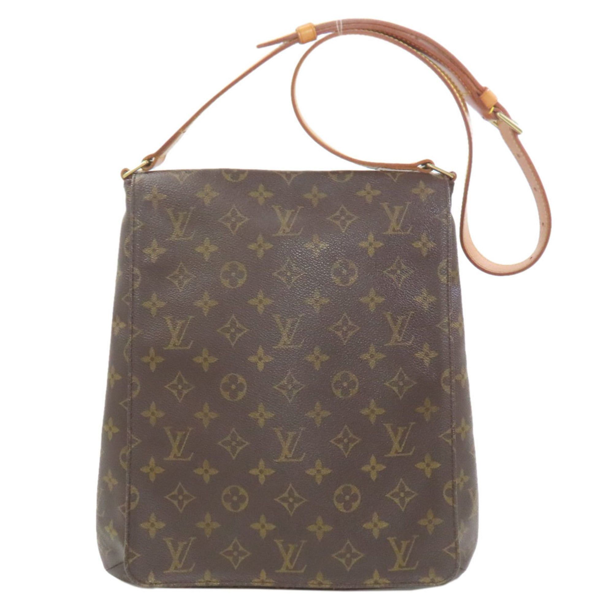 Louis Vuitton M51256 Musette Shoulder Bag Monogram Canvas Women's Louis Vuitton in Brown