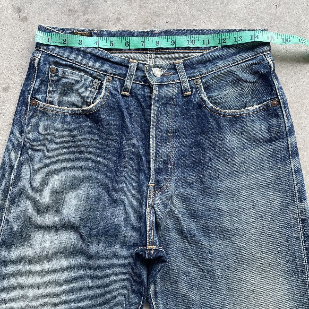 Edwin Vintage Edwin 505 sx Button Fly Jeans Selvedge Pants Size US 30 / EU 46 - 6 Thumbnail