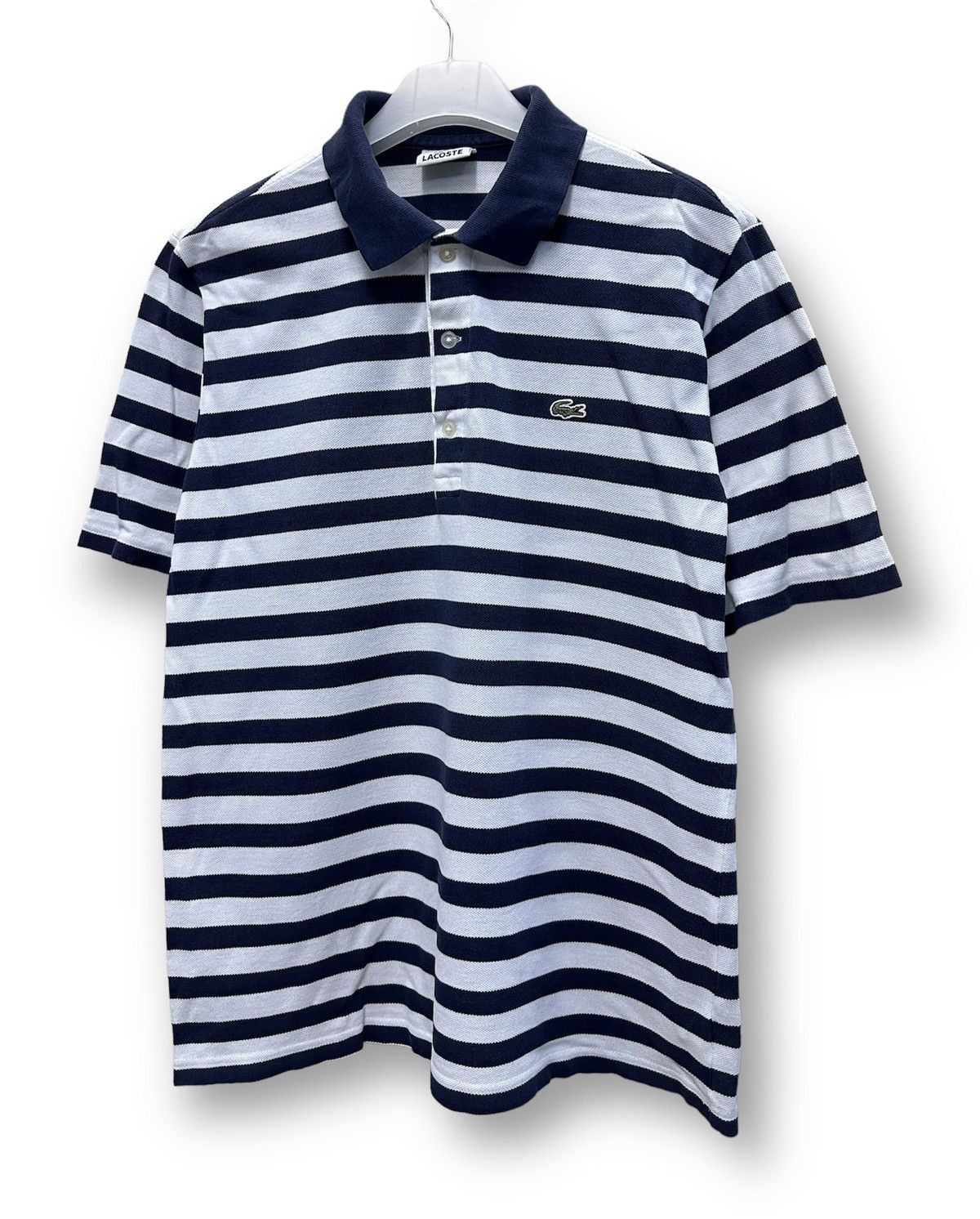Lacoste × Vintage Vintage Lacoste Japan Polo Stripe Shirt A239 Size US S / EU 44-46 / 1 - 2 Thumbnail