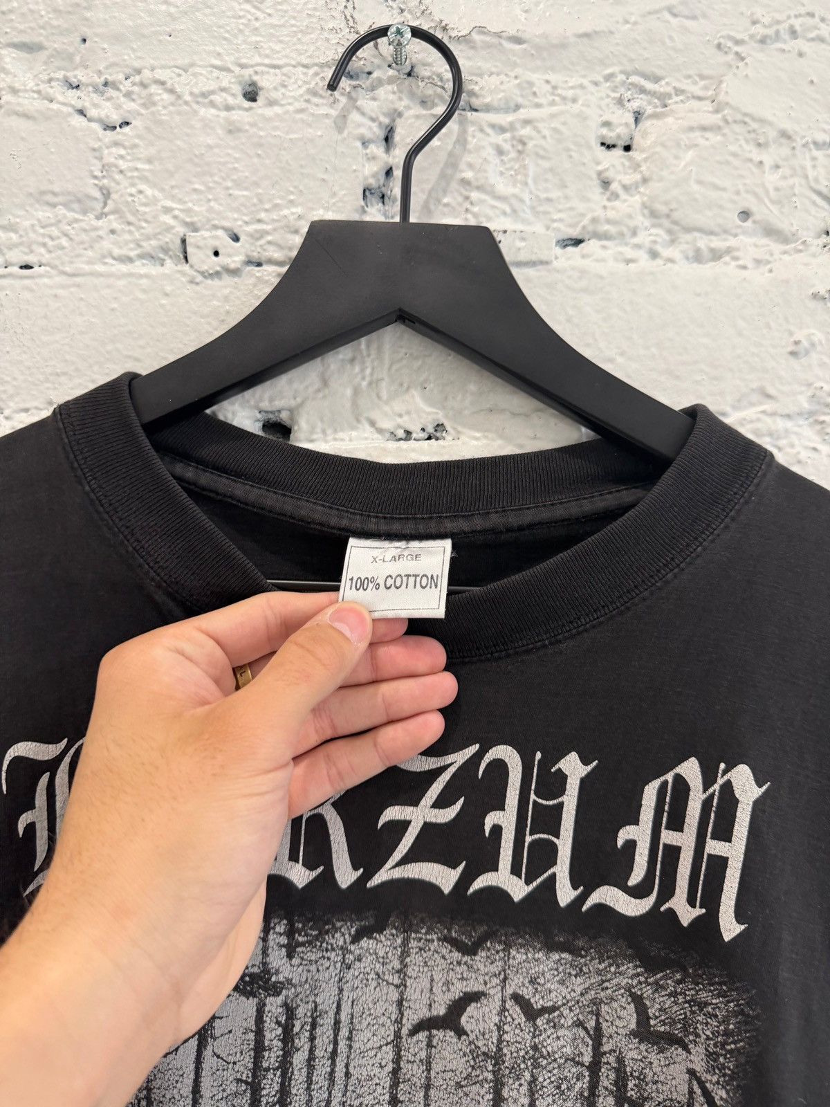 Vintage 1994 BURZUM ‘HVIS LYSET TAR OSS’ L/S Size US XL / EU 56 / 4 - 5 Thumbnail