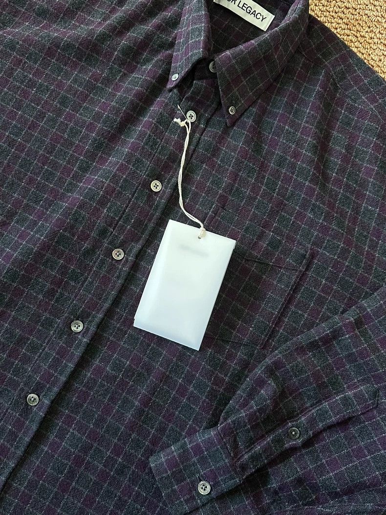 Our Legacy Our Legacy size46 Purple gray checkered shirt Size US S / EU 44-46 / 1 - 3 Thumbnail