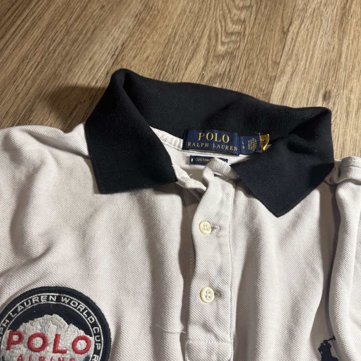 Polo Ralph Lauren Y2K/2000s Grunge Grey Chief Keef Style Polo Ralph Lauren! Size US L / EU 52-54 / 3 - 7 Thumbnail