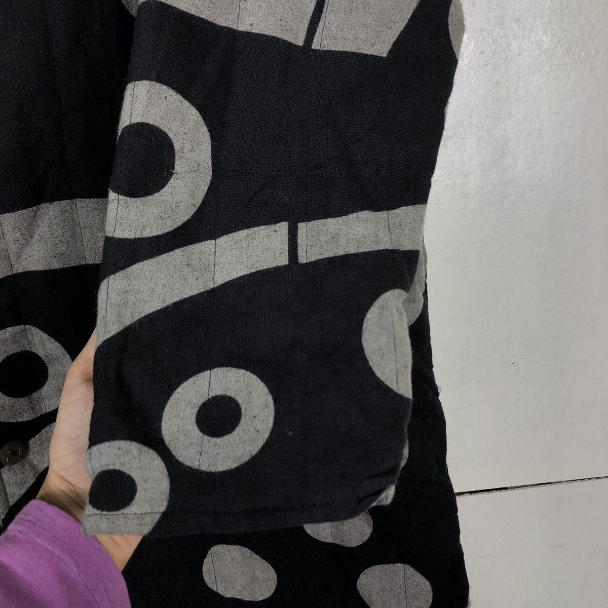 Japanese Brand 🔥VINTAGE INDIGO LONG JACKET ICHIOKU PULKADOT ISSEY MIYAKE Size US M / EU 48-50 / 2 - 15 Thumbnail
